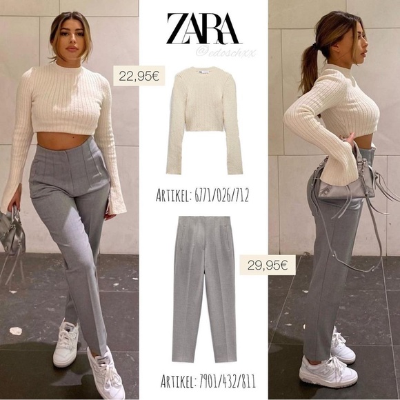 Cropped Knit Sweater - Picture 3 of 3